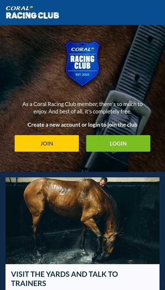 Coral Racing Club promotion
