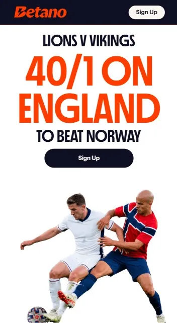 betano norway vs england world cup offer